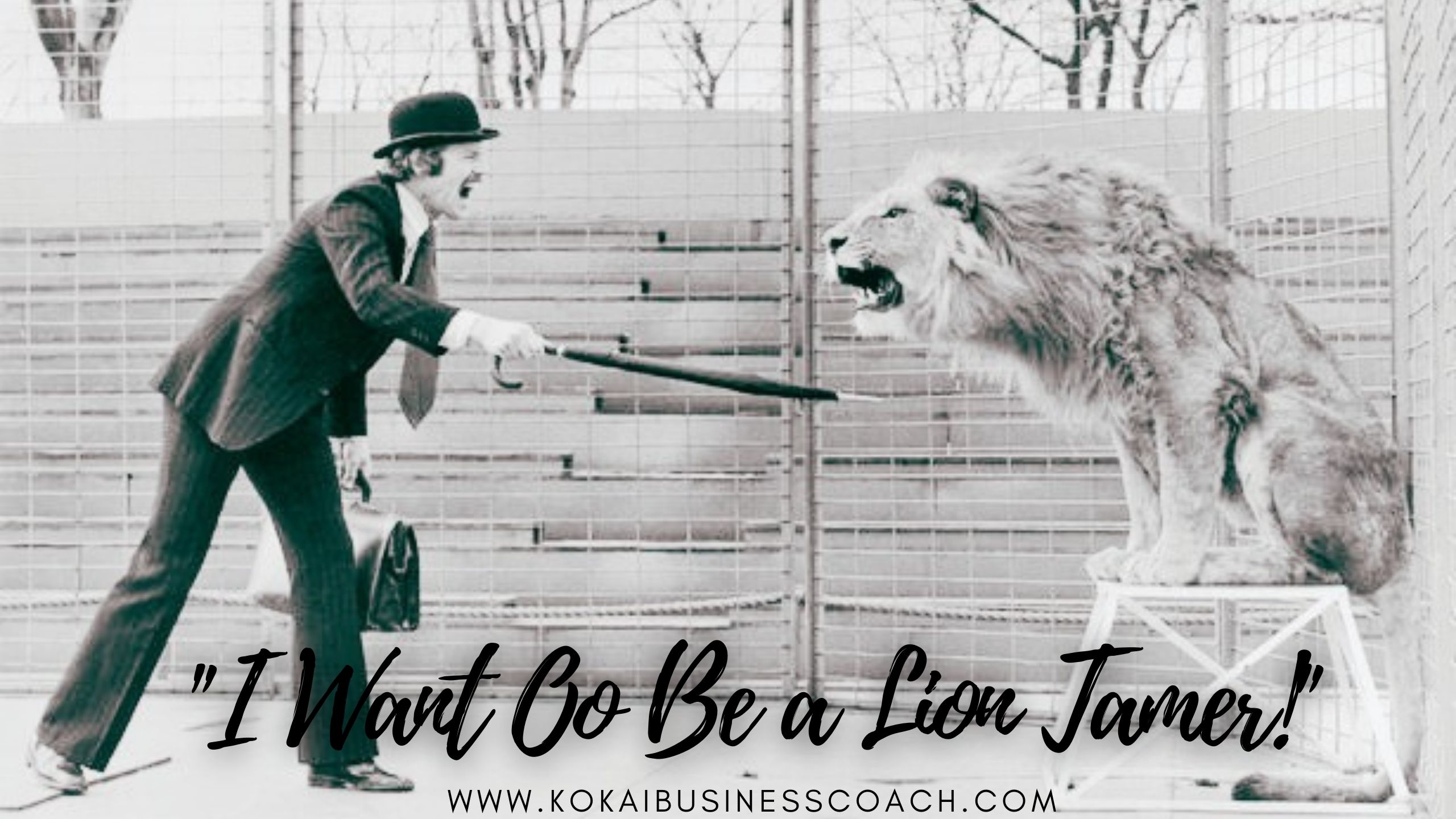 I Want To Be A Lion Tamer! - Kokai Online Business Coach